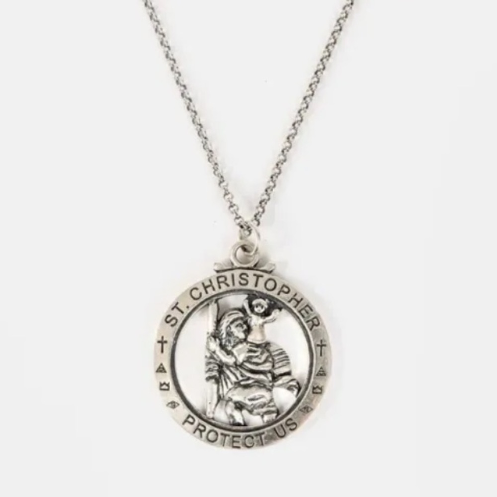 serge denimes St Christopher Necklace Sterling Silver -
Brand New!